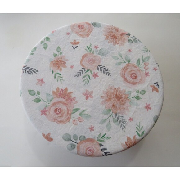 Kitchenaid Bowl Cover Reversible Pink Roses and Farmhouse Chicken Mixer Cover - Picture 3 of 6